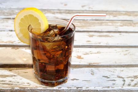 Refreshing Glass Of Cola Summer Soda