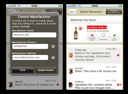 Gluten Allergy App Screenshots 2