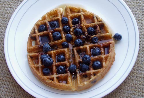 Blueberry waffle - bring your own blueberries Blueberry waffle - bring your own blueberries