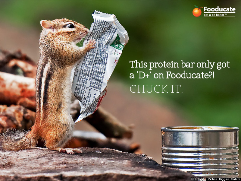 This Protein bar only got a 'D+' on Fooducate?! CHUCK IT.