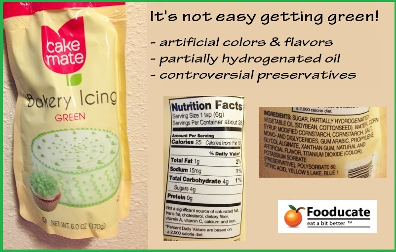 Artificially Colored Icing: Don’t do it!