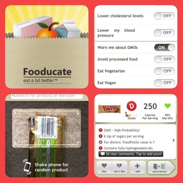 Fooducate GMO alert in Action Fooducate GMO alert in Action